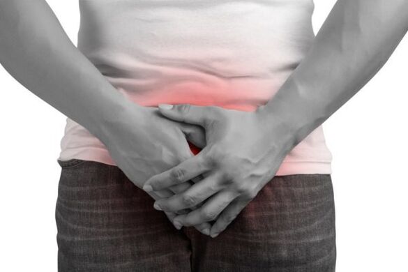 kasakit sa usa ka tawo nga adunay prostatitis