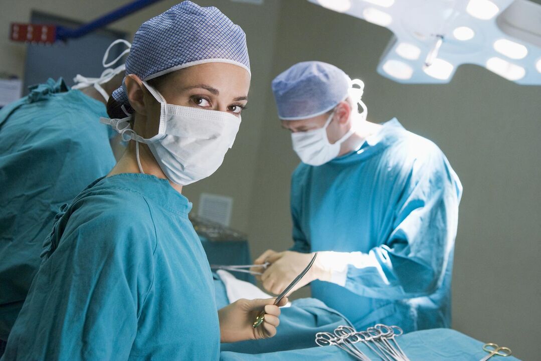 Sa pipila ka mga kaso, ang prostate stagnation nagkinahanglan og operasyon
